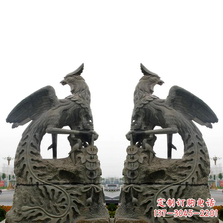 宁夏中领雕塑凤凰雕塑,神秘的艺术品