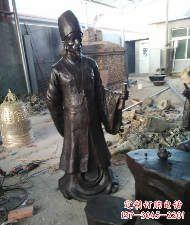 宁夏精美雕塑，展现古代名医李时珍的传奇