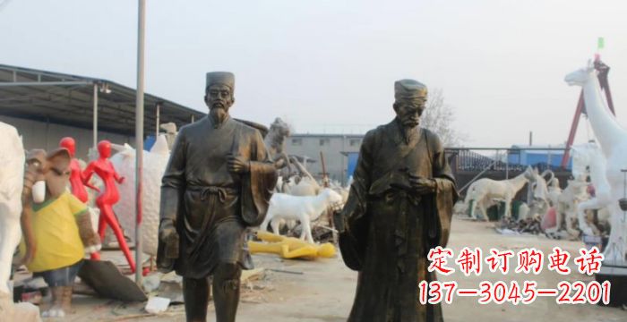 宁夏复兴古艺，海归精品—李时珍铜雕