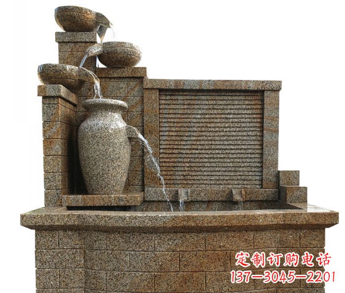 宁夏中领雕塑专业定制水槽庭院石雕摆件,它们是…