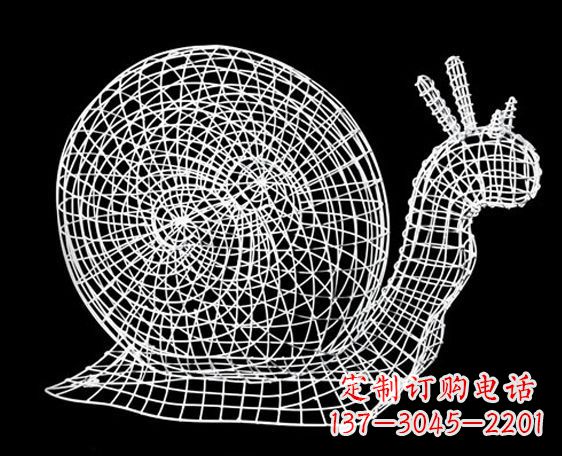 宁夏中领雕塑的蜗牛镂空雕塑
