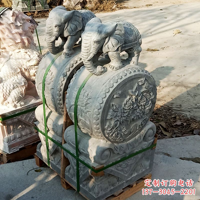 宁夏为您的大门增添重量感-中领雕塑石雕貔貅
