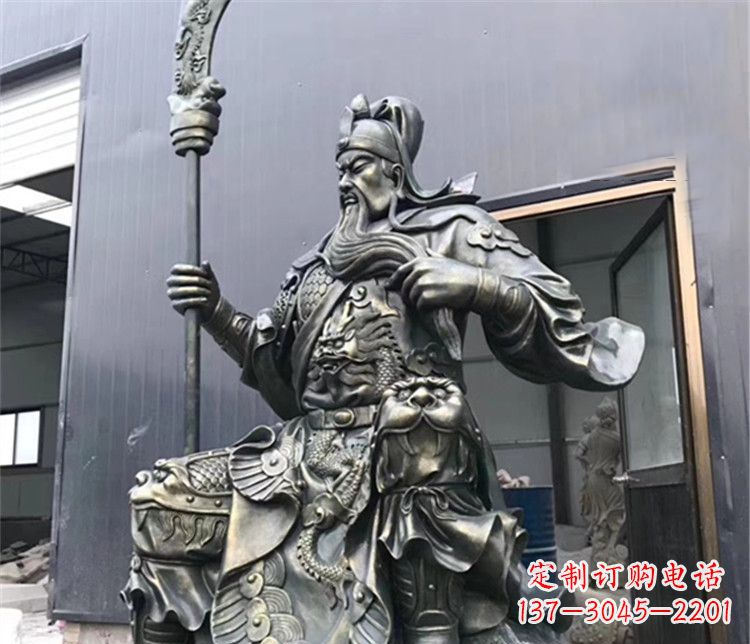 宁夏高雅典雅的关公铜雕