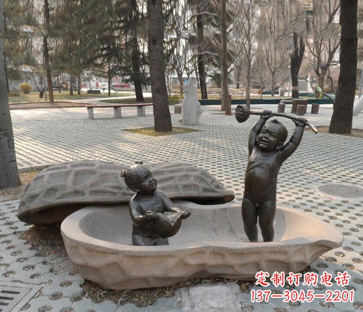 宁夏中领雕塑:拿莲蓬和石榴,让铜雕流传爱的美好