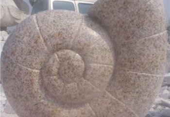 宁夏花岗岩蜗牛石雕|质感细腻的蜗牛雕塑