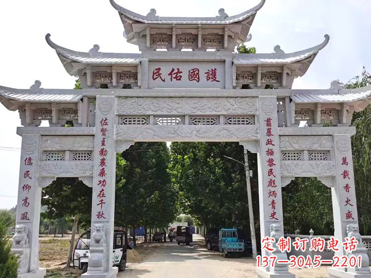 宁夏千锤百炼,让文化与艺术融为一体的牌楼雕塑