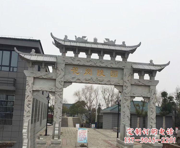 宁夏牌楼石雕