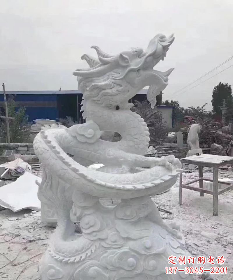 宁夏特色盘龙景观石雕,品质超凡的艺术杰作
