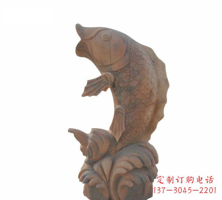 宁夏鲤鱼石雕,精细雕刻让你赞叹不已
