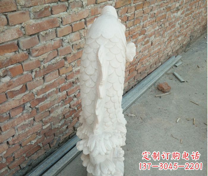 宁夏华丽而高雅,精美绝伦的喷水鲤鱼公园石雕