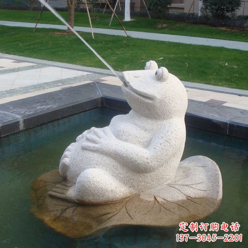 宁夏无边界精致艺术——喷水青蛙石雕