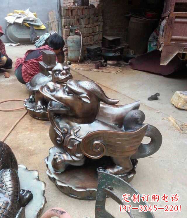 宁夏中领雕塑貔貅铜雕高雅非凡