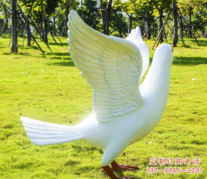 宁夏以和平鸽为灵感,用雕塑记录世界和平