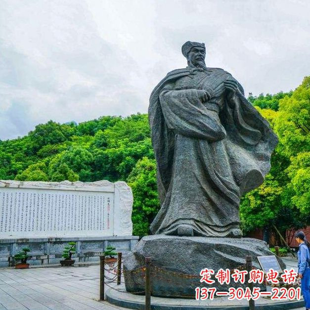 宁夏汇聚历史荣光——中领雕塑诸葛亮雕塑