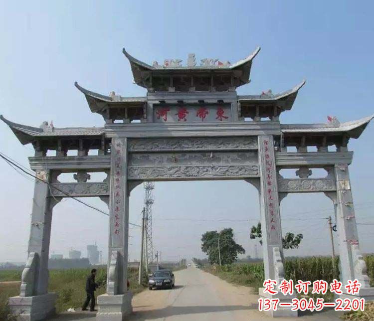宁夏精品牌坊石雕,令您赞叹不已
