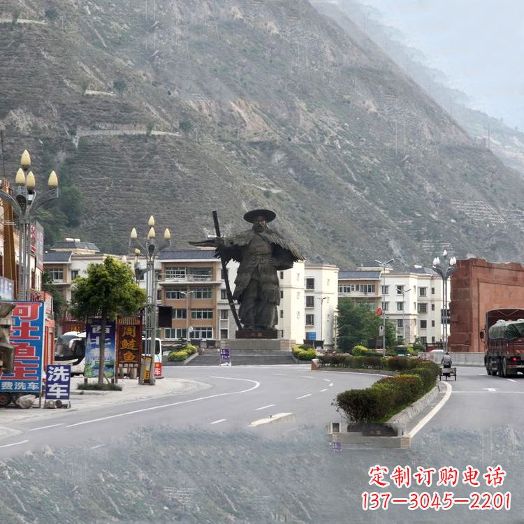 宁夏唯美雕塑--大禹城市街道景观雕像