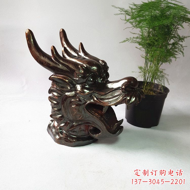宁夏生肖龙铸铜兽首