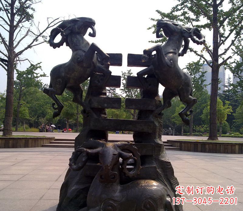宁夏传统工艺铜雕十二生肖