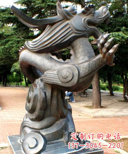 宁夏高品质十二生肖铜雕龙