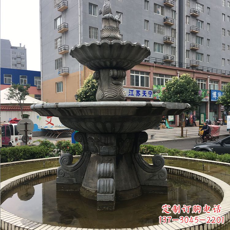 宁夏石材石雕喷泉:高品质的室外装饰艺术品