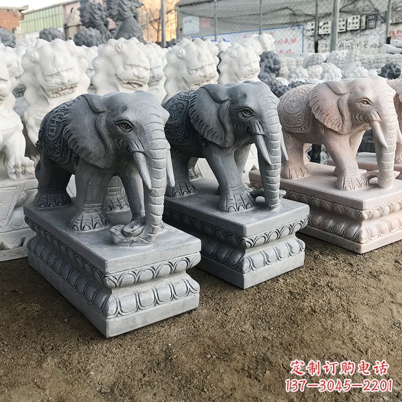 宁夏中领雕塑:精美大象雕塑