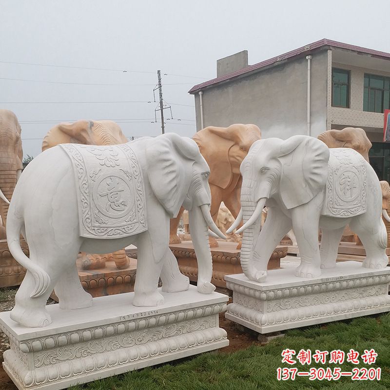 宁夏精美大象雕塑,让你镇宅更加靓丽