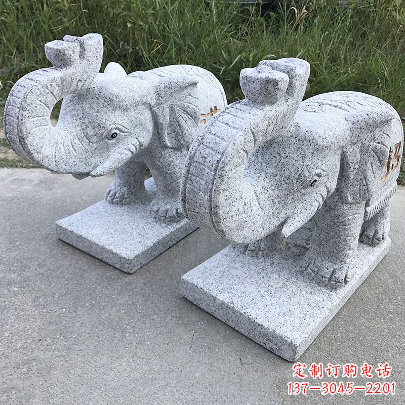 宁夏石雕大象招财象