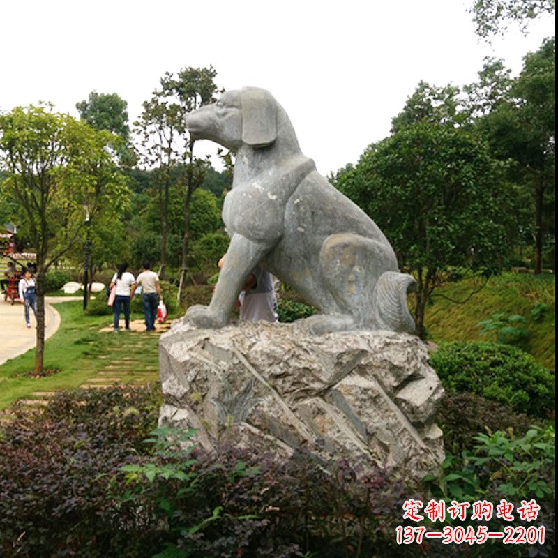 宁夏中领雕塑狗公园动物雕塑摆件