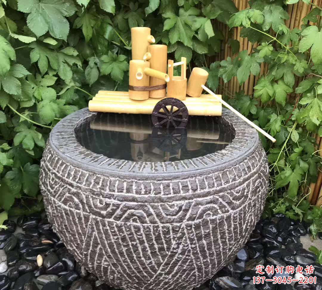 宁夏异彩纷呈的水缸雕塑