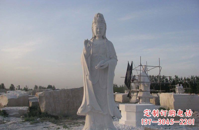 宁夏现代艺术风格观音石雕塑