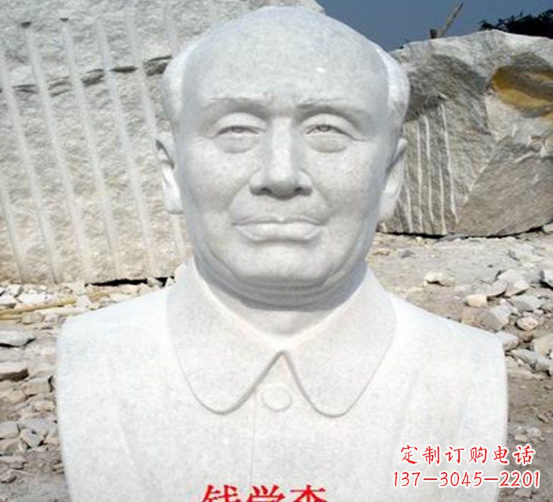 宁夏拥有雄浑气势的钱学森头像雕塑