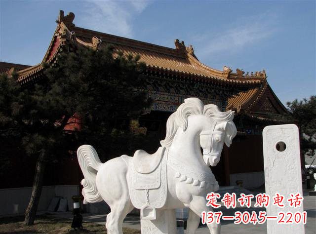 宁夏石雕小马