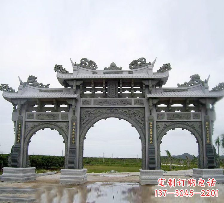宁夏石牌坊 楼