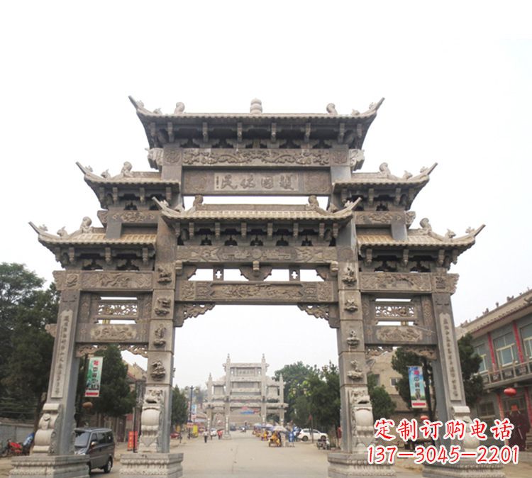 宁夏石牌坊 九楼