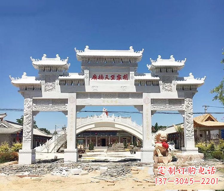宁夏石牌坊的雕刻