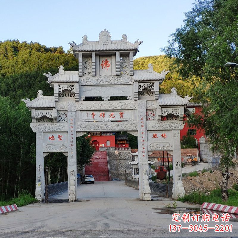 宁夏石牌坊建筑
