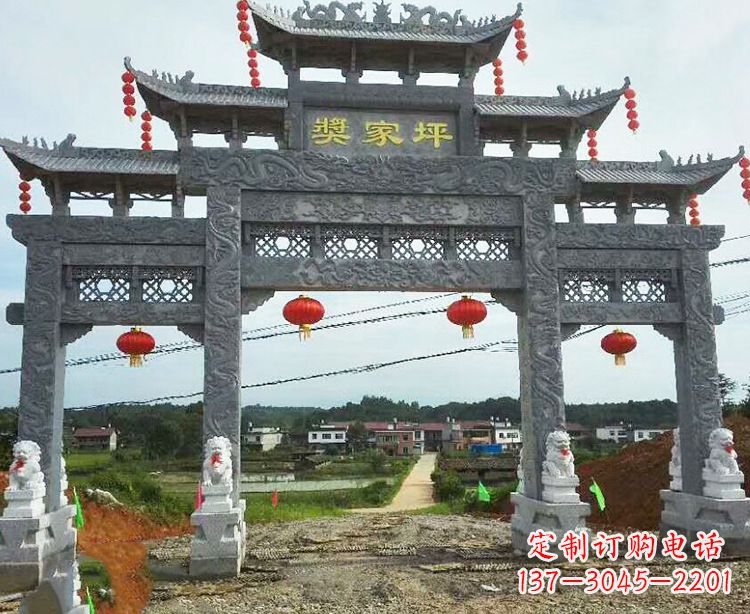 宁夏石牌坊石雕