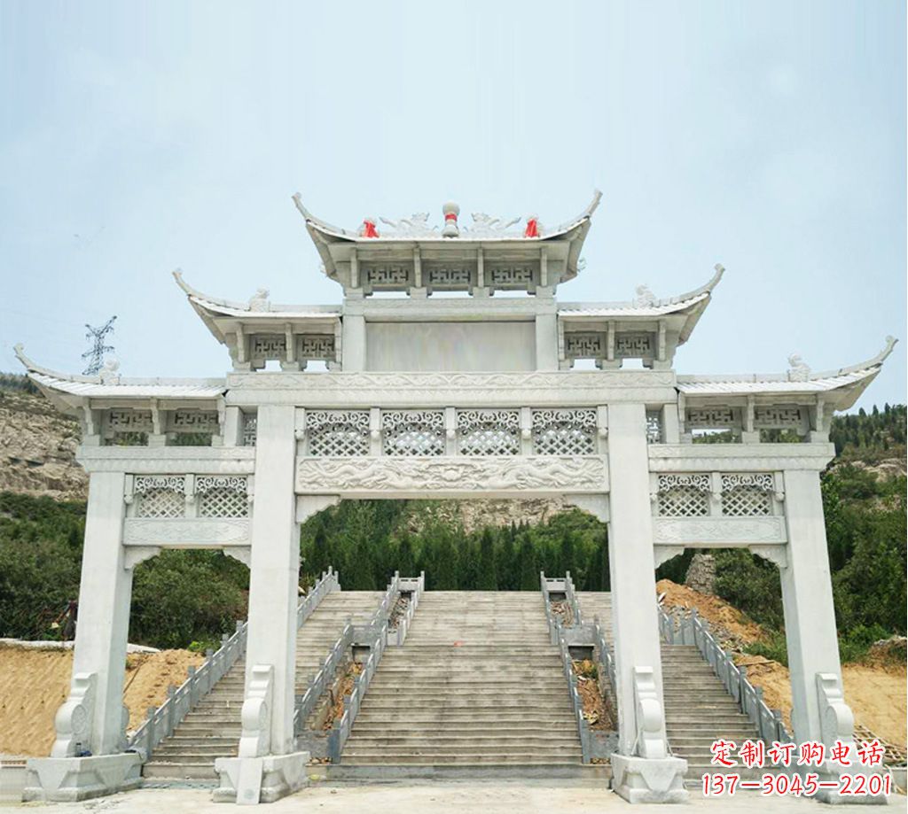 宁夏石牌坊图片