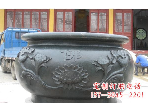宁夏水缸寺庙铜雕 (2)