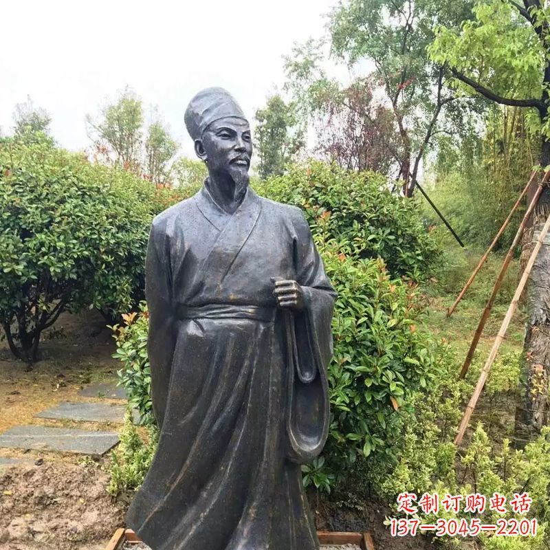 宁夏苏东坡铸铜历史文化名人雕像