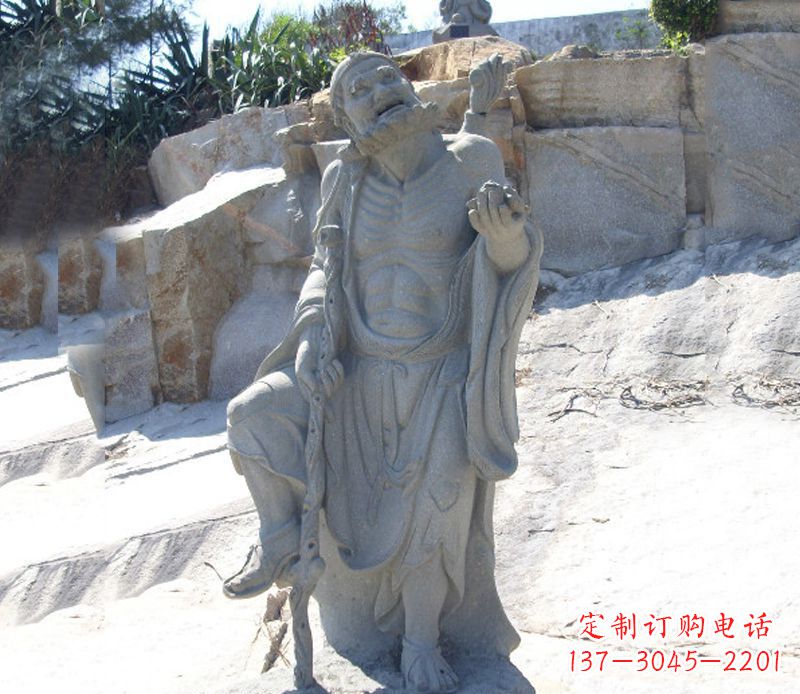 宁夏铁拐李八仙雕塑