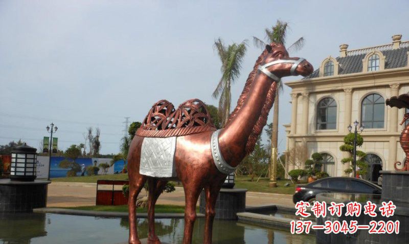 宁夏铜雕抽象骆驼