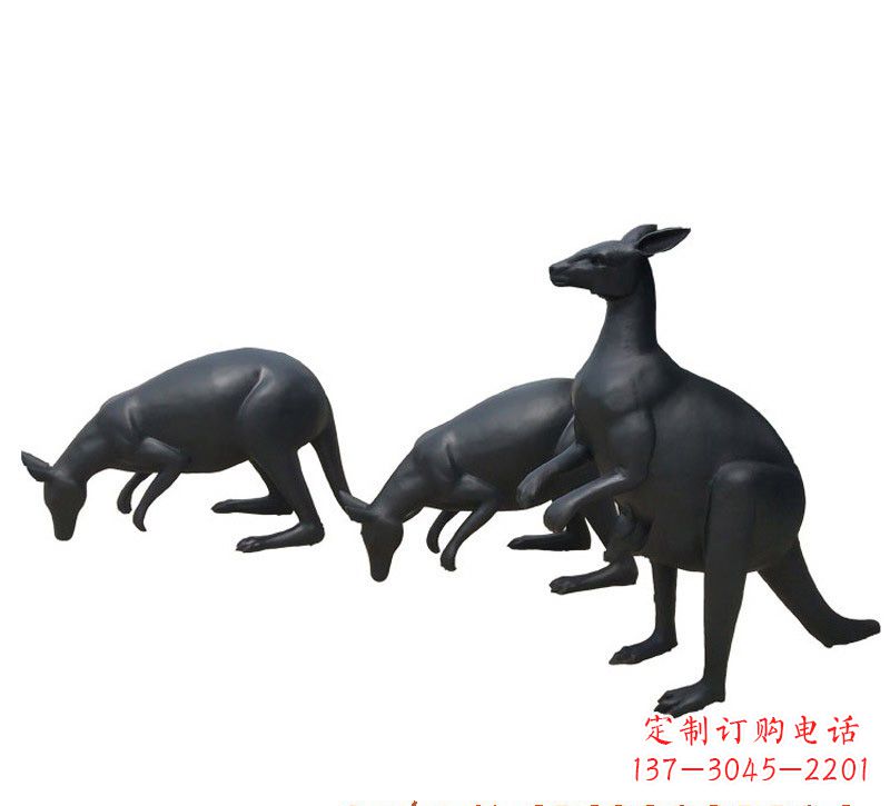 宁夏铜雕袋鼠雕塑