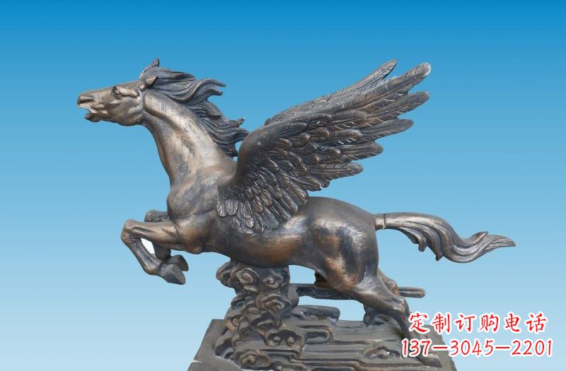 宁夏铜雕飞马222