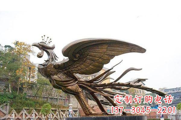 宁夏铜雕凤凰