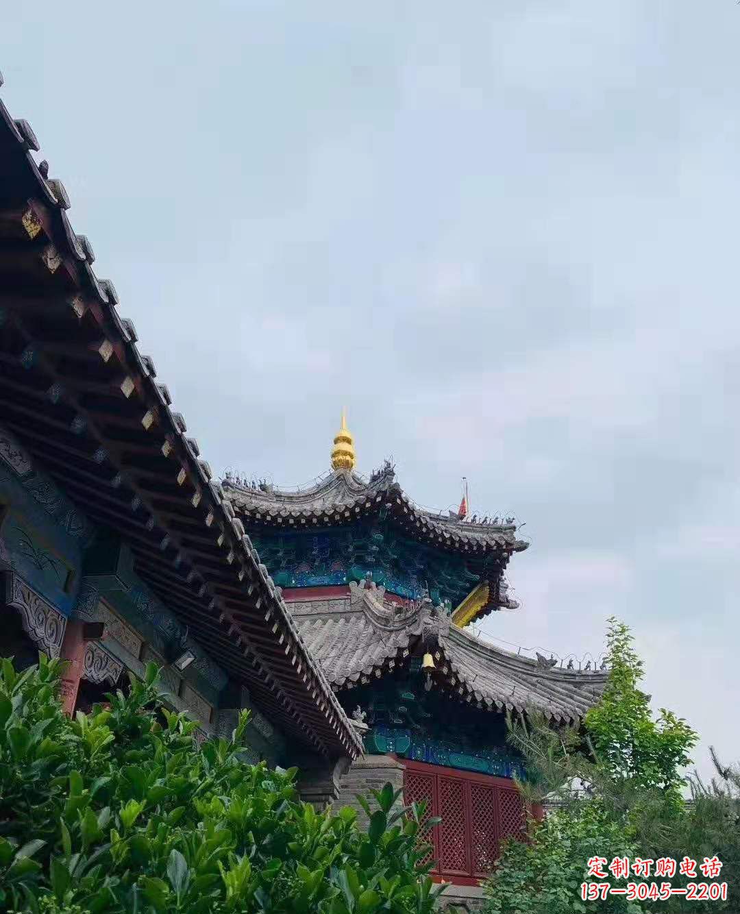 宁夏铜雕葫芦塔顶寺庙摆件