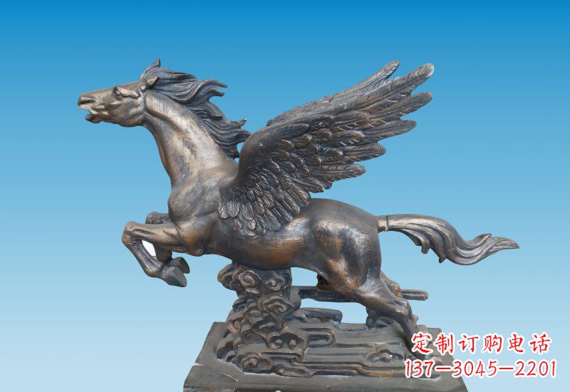 宁夏铜雕企业飞马
