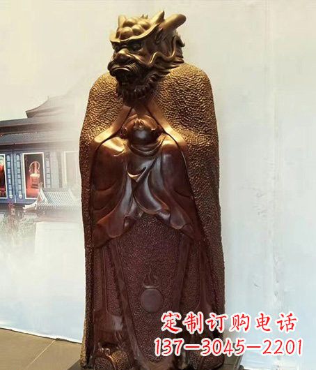 宁夏铜雕兽首人身十二生肖