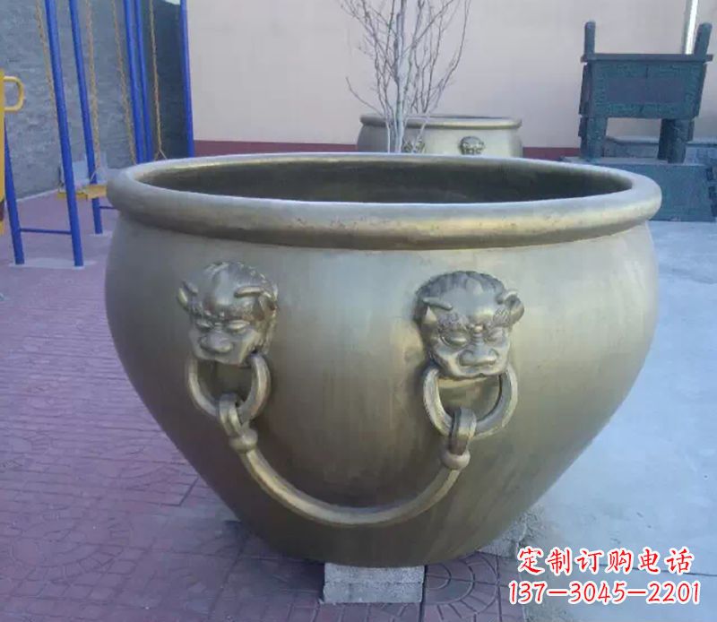宁夏铜雕水缸