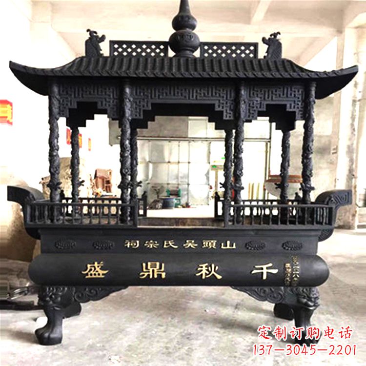 宁夏铜雕香炉